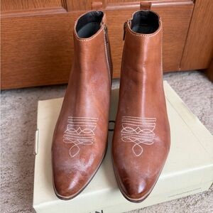 Brown Leather women’s Ankle Boots